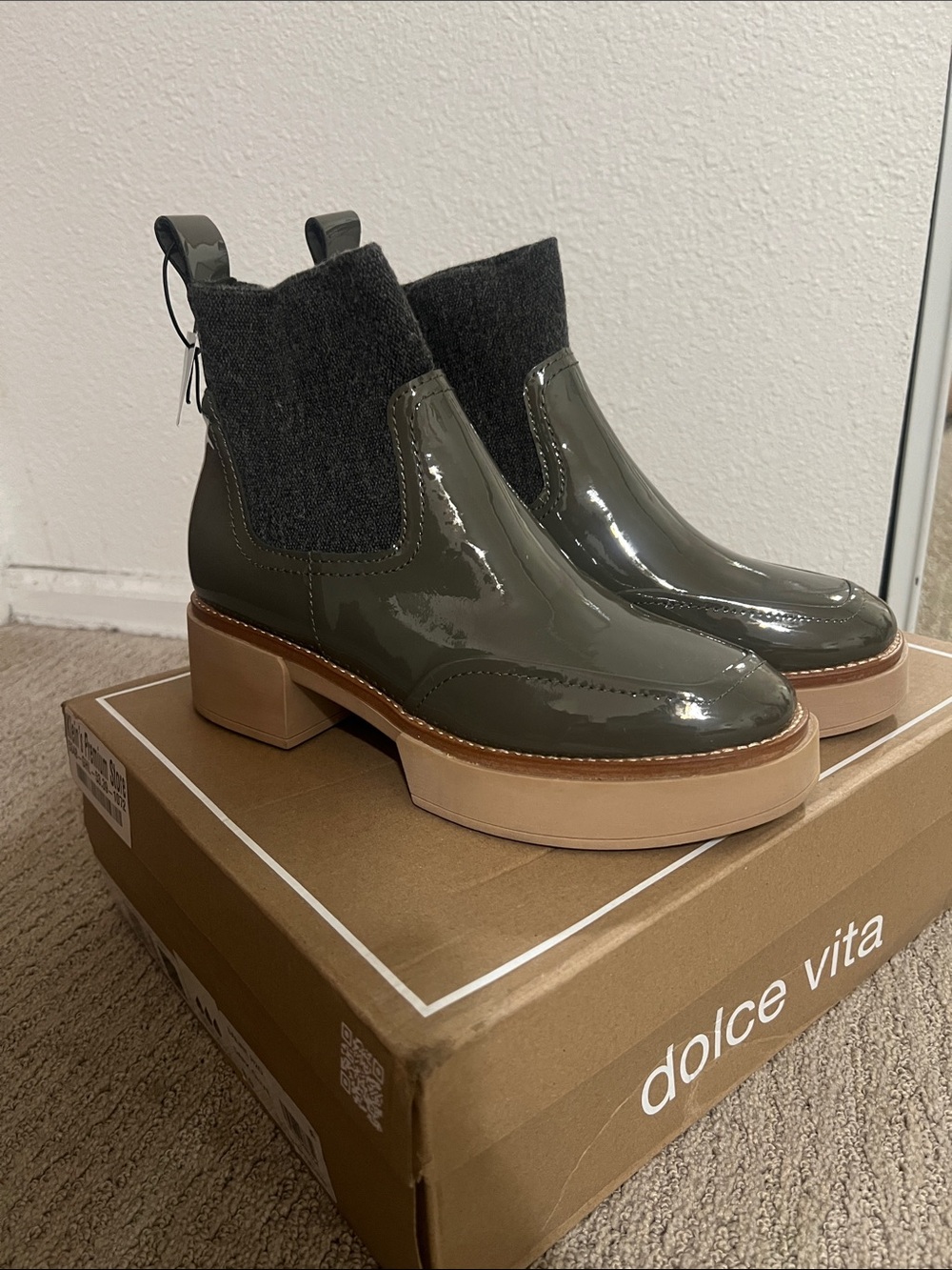 Dolce Vita Caster H2O Waterproof Bootie Waterproof Chelsea Platform Boots in
